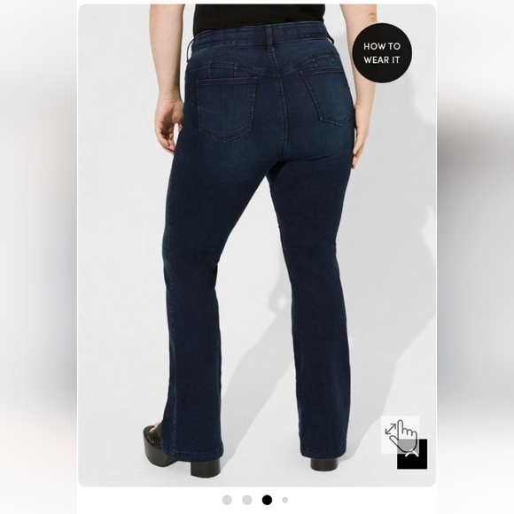TORRID 18R Boot it Dark Denim Jeans! - Picture 2 of 6
